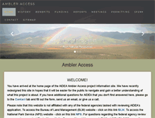 Tablet Screenshot of ambleraccess.org